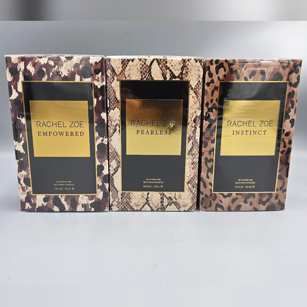 Rachel Zoe Fearless Empowered And Instinct Edp 3.4 Oz Brand New Sealed Authentic
